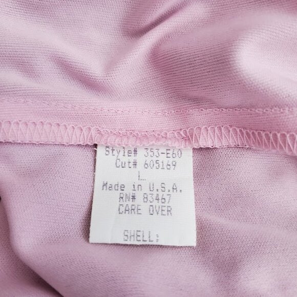 Black Floral Lace Dress Pink Lining Sleeveless V-Neck Mica Size L Whimsigoth - Picture 10 of 10